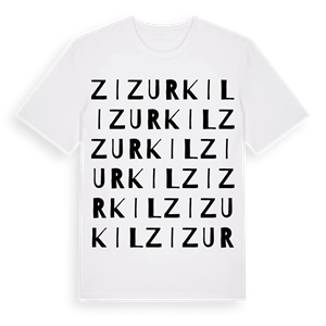 Zizurkil ordlek t-shirt – ekologisk bomull t-shirt från Pinshirt