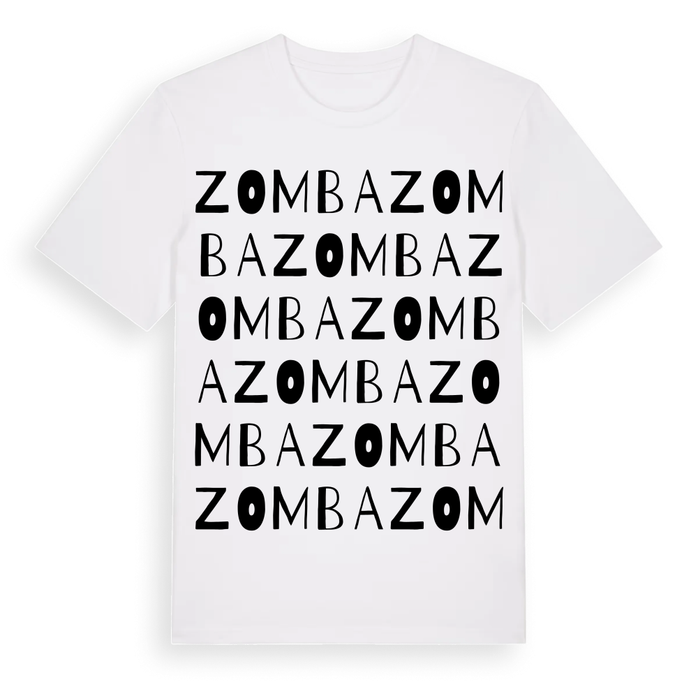 Zomba ordlek t-shirt – White, i miljö
