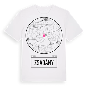 Zsadány t-shirt – ekologisk bomull t-shirt från Pinshirt
