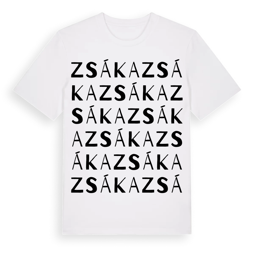 Zsáka ordlek t-shirt – White, i miljö