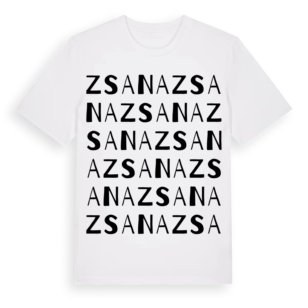 Zsana ordlek t-shirt – White, i miljö