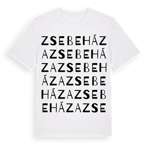 Zsebeháza ordlek t-shirt – ekologisk bomull t-shirt från Pinshirt