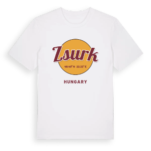 Zsurk cirkel t-shirt – ekologisk bomull t-shirt från Pinshirt