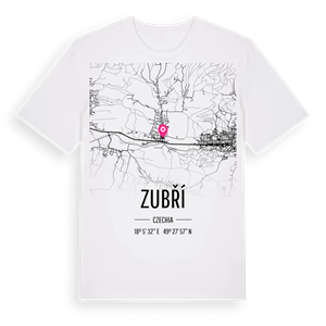 Zubří karta t-shirt – ekologisk bomull t-shirt från Pinshirt