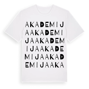 Akademija ordlek t-shirt – ekologisk bomull t-shirt från Pinshirt