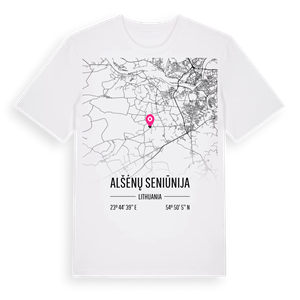 Alšėnų seniūnija karta t-shirt – ekologisk bomull t-shirt från Pinshirt