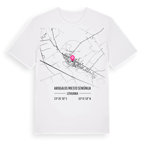 Ariogalos miesto seniūnija karta t-shirt – ekologisk bomull t-shirt från Pinshirt
