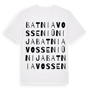 Batniavos seniūnija ordlek t-shirt – ekologisk bomull t-shirt från Pinshirt