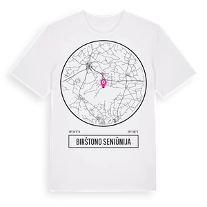 Birštono seniūnija t-shirt – ekologisk bomull t-shirt från Pinshirt