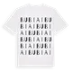Bubiai ordlek t-shirt