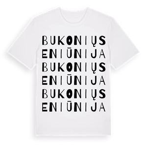 Bukonių seniūnija ordlek t-shirt – ekologisk bomull t-shirt från Pinshirt