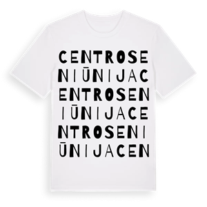 Centro seniūnija ordlek t-shirt – ekologisk bomull t-shirt från Pinshirt
