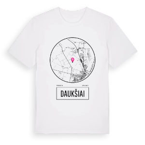 Daukšiai t-shirt – ekologisk bomull t-shirt från Pinshirt