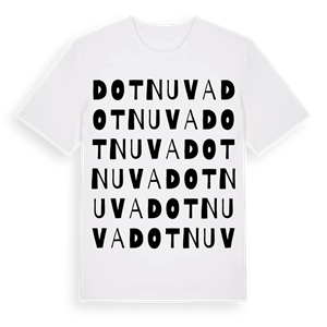 Dotnuva ordlek t-shirt – ekologisk bomull t-shirt från Pinshirt