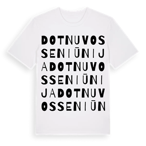 Dotnuvos seniūnija ordlek t-shirt – ekologisk bomull t-shirt från Pinshirt