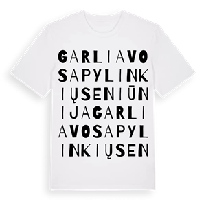 Garliavos apylinkių seniūnija ordlek t-shirt – ekologisk bomull t-shirt från Pinshirt