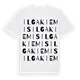 Ilgakiemis ordlek t-shirt