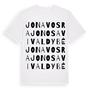 Jonavos rajono savivaldybė ordlek t-shirt – ekologisk bomull t-shirt från Pinshirt