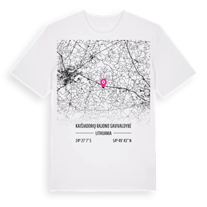 Kaišiadorių rajono savivaldybė karta t-shirt – ekologisk bomull t-shirt från Pinshirt