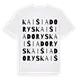 Kaišiadorys ordlek t-shirt