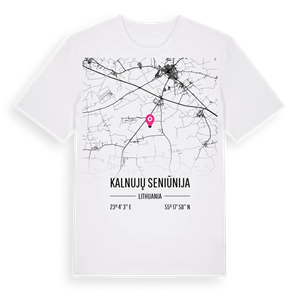 Kalnujų seniūnija karta t-shirt – ekologisk bomull t-shirt från Pinshirt