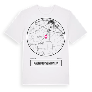 Kalnujų seniūnija t-shirt – ekologisk bomull t-shirt från Pinshirt