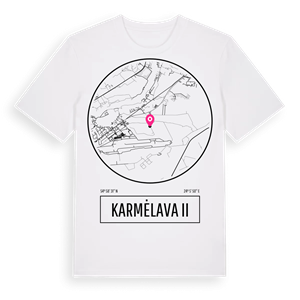 Karmėlava II t-shirt – ekologisk bomull t-shirt från Pinshirt