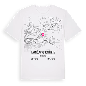 Karmėlavos seniūnija karta t-shirt – ekologisk bomull t-shirt från Pinshirt