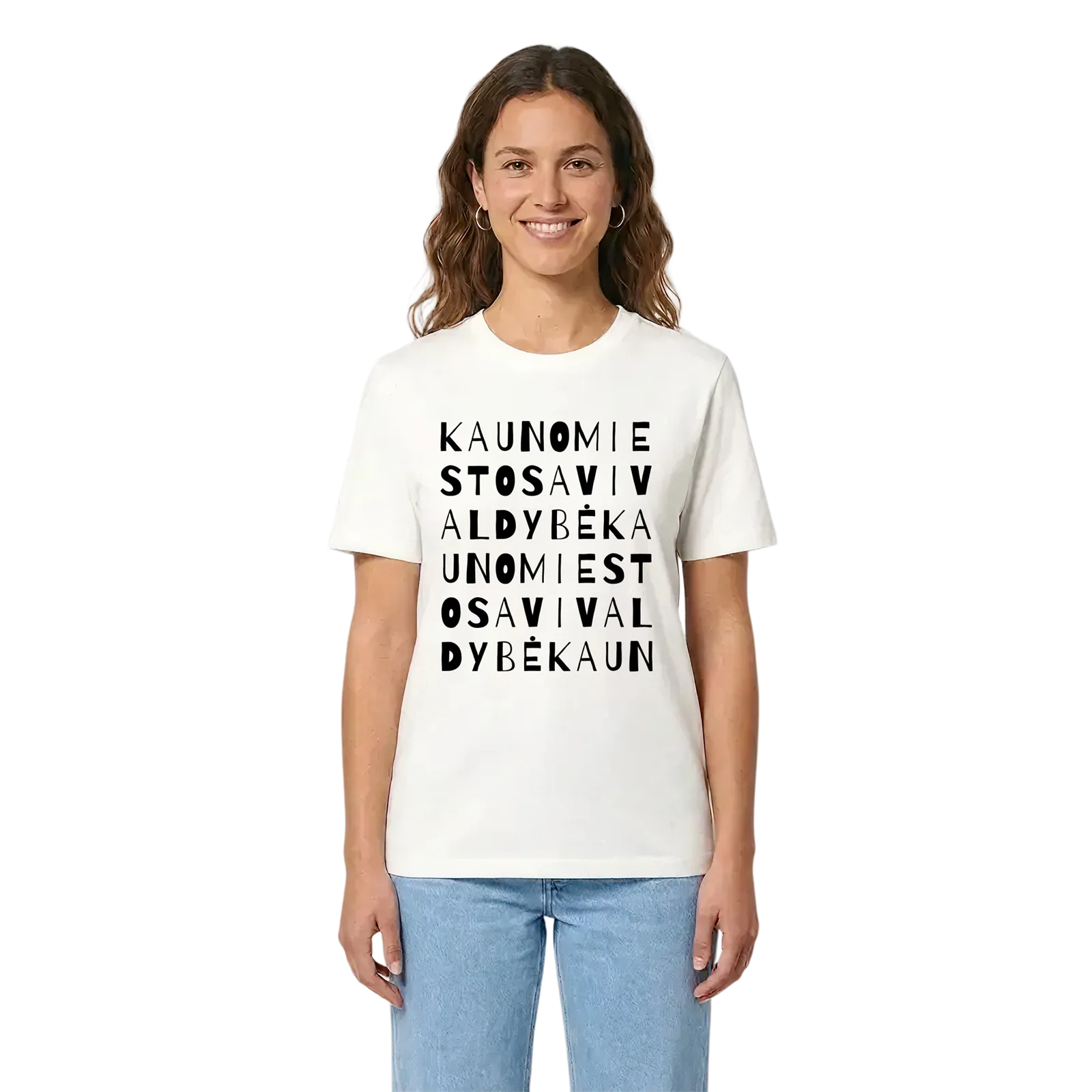 Kauno miesto savivaldybė ordlek t-shirt – White, i miljö