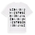 Kėdainių miesto seniūnija ordlek t-shirt