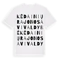 Kėdainių rajono savivaldybė ordlek t-shirt