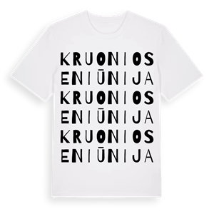 Kruonio seniūnija ordlek t-shirt – ekologisk bomull t-shirt från Pinshirt