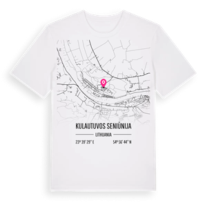 Kulautuvos seniūnija karta t-shirt – ekologisk bomull t-shirt från Pinshirt