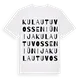 Kulautuvos seniūnija ordlek t-shirt