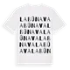 Labūnava ordlek t-shirt