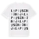 Lapių seniūnija ordlek t-shirt