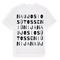Naujosios Ūtos seniūnija ordlek t-shirt