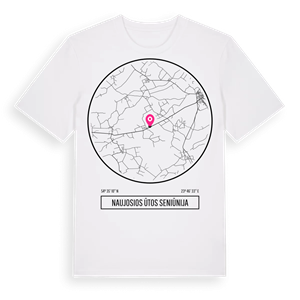 Naujosios Ūtos seniūnija t-shirt – ekologisk bomull t-shirt från Pinshirt