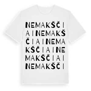 Nemakščiai ordlek t-shirt – ekologisk bomull t-shirt från Pinshirt