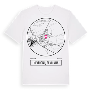 Neveronių seniūnija t-shirt – ekologisk bomull t-shirt från Pinshirt