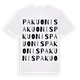 Pakuonis ordlek t-shirt