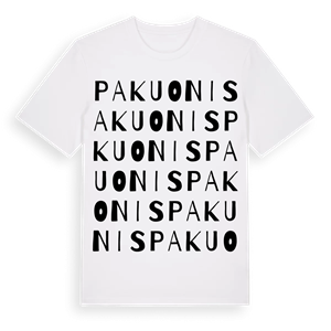 Pakuonis ordlek t-shirt – ekologisk bomull t-shirt från Pinshirt