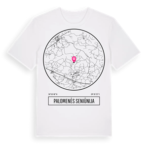 Palomenės seniūnija t-shirt – ekologisk bomull t-shirt från Pinshirt