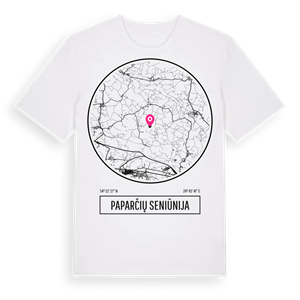 Paparčių seniūnija t-shirt – ekologisk bomull t-shirt från Pinshirt