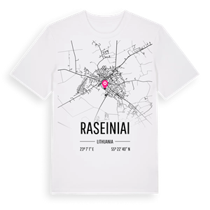Raseiniai karta t-shirt – ekologisk bomull t-shirt från Pinshirt