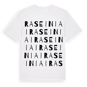 Raseiniai ordlek t-shirt – ekologisk bomull t-shirt från Pinshirt