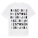 Raseinių miesto seniūnija ordlek t-shirt