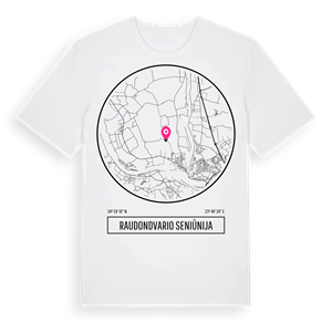 Raudondvario seniūnija t-shirt – ekologisk bomull t-shirt från Pinshirt