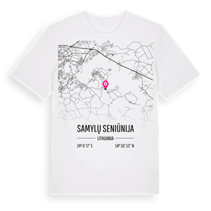 Samylų seniūnija karta t-shirt – ekologisk bomull t-shirt från Pinshirt