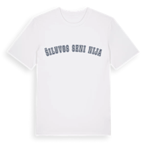 Šiluvos seniūnija college t-shirt – ekologisk bomull t-shirt från Pinshirt